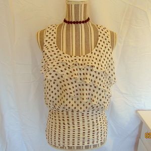 White House Black Market Blouse. EUC Sz Small